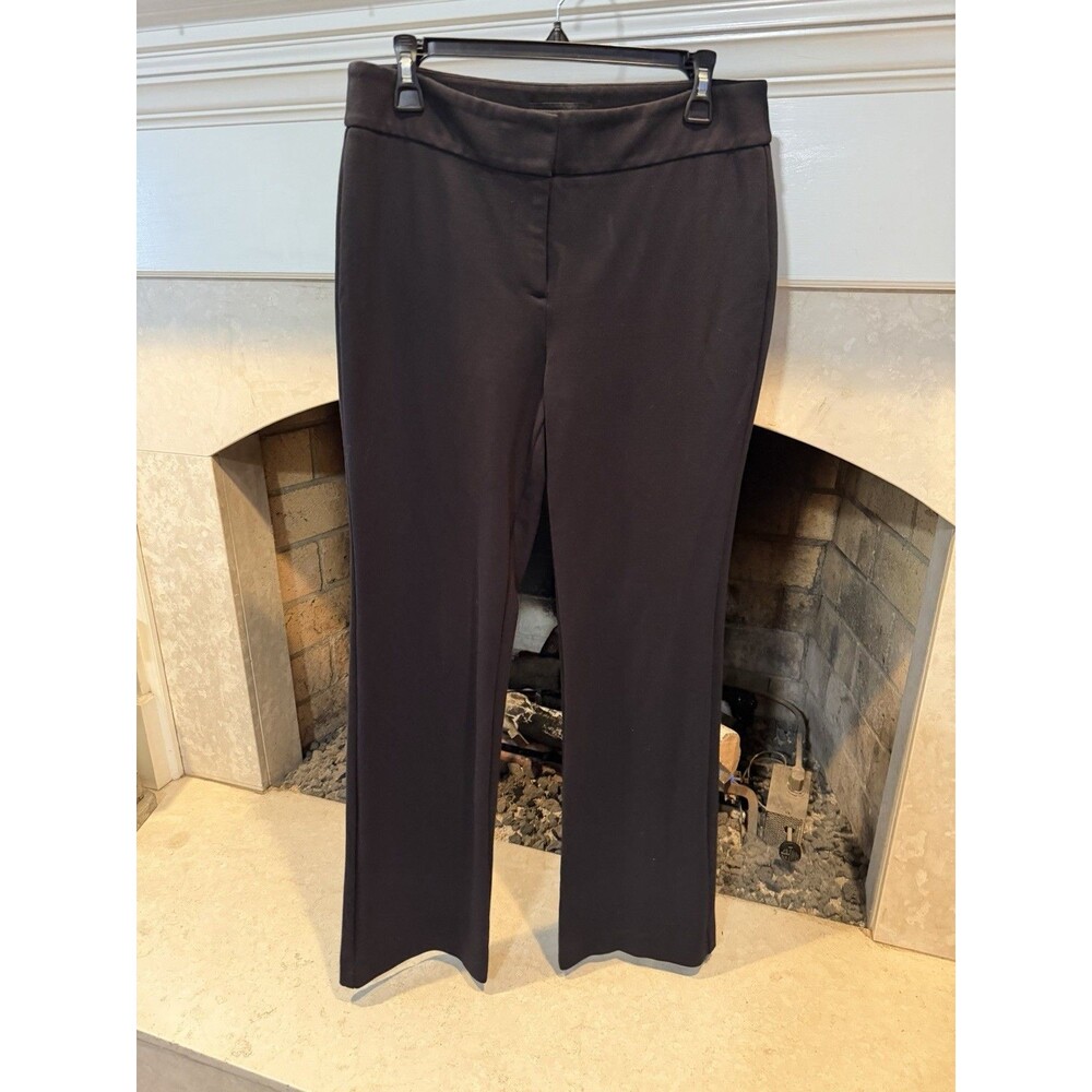 Talbots Womens Black Pants Size 6 Classic Career Dress Slacks Straight Leg